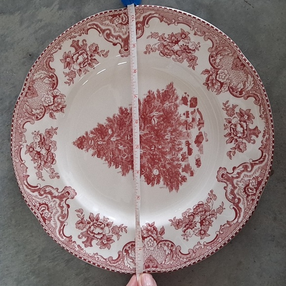 Johnson Brothers Old Britain Castles Pink Dinner Plate with Tree. | 10.5" - Picture 7 of 7